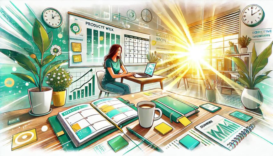 Dicas para ter uma semana produtiva e organizada